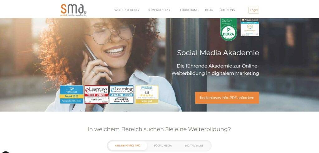 Website-Aufbau: Headerbereich